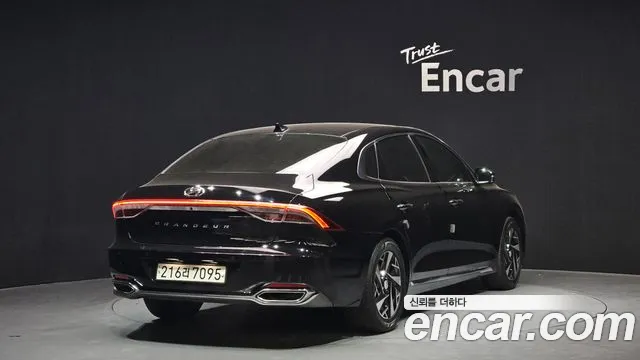 Hyundai The New Grandeur IG Hybrid 2020 Черный из Кореи, фото 3