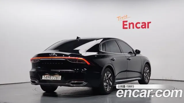 Hyundai The New Grandeur IG Hybrid 2020 Черный из Кореи, фото 3