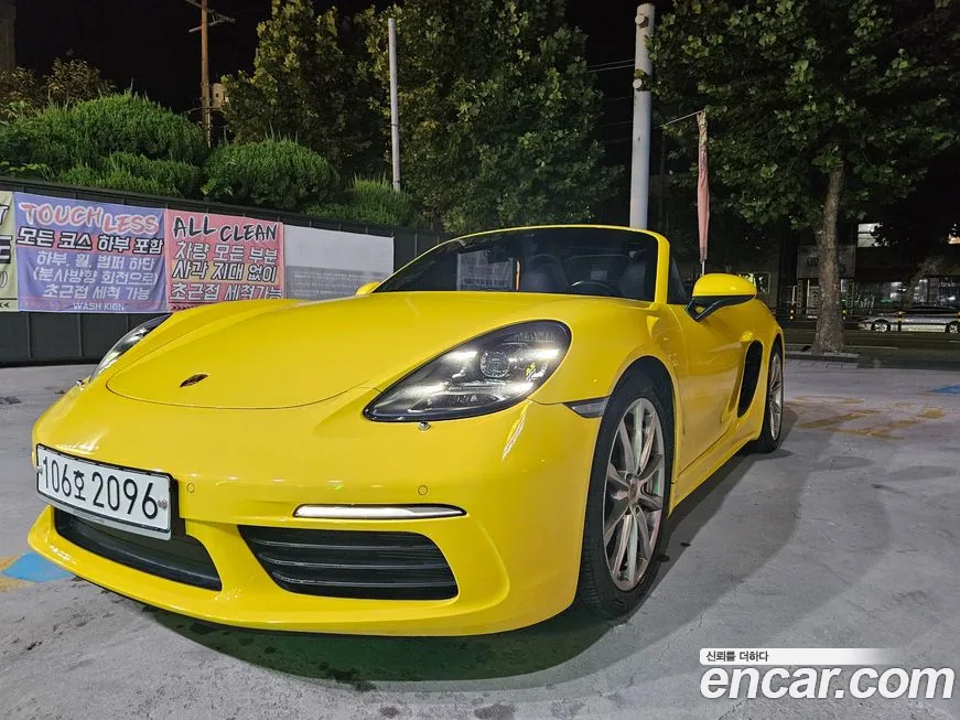 Porsche 718 Boxster 2020 Желтый из Кореи, фото 3