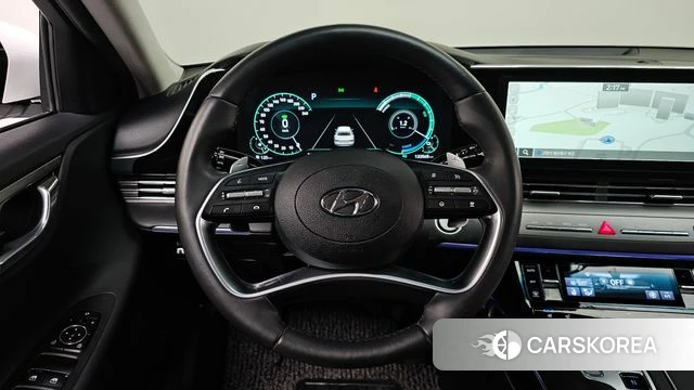 Hyundai The New Grandeur IG Hybrid 2022 Белый из Кореи, фото 3