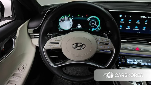 Hyundai The New Grandeur IG Hybrid 2022 Белый из Кореи, фото 3