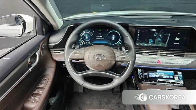 Hyundai The New Grandeur IG Hybrid 2022 Белый из Кореи, фото 3