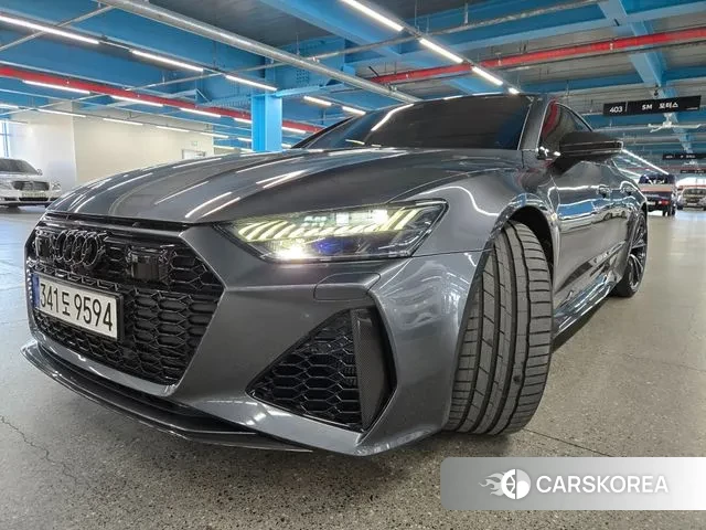 Audi RS7 (4K) 2021 Серый из Кореи, фото 3