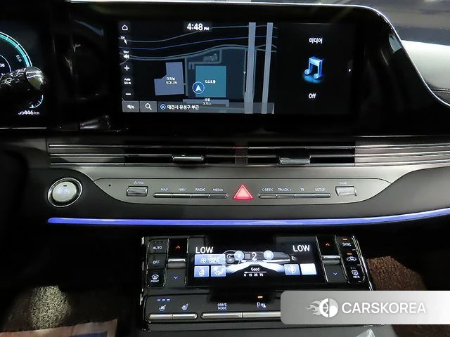 Hyundai The New Grandeur IG Hybrid 2022 Белый из Кореи, фото 3