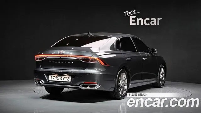 Hyundai The New Grandeur IG Hybrid 2020 Серый из Кореи, фото 3