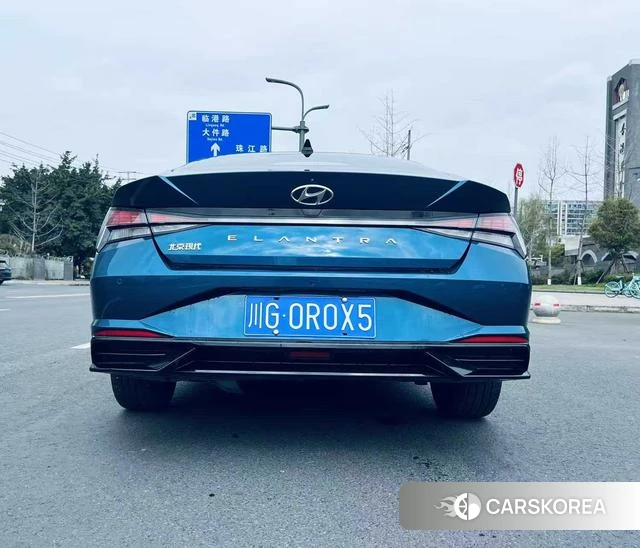 Hyundai Elantra 2021 Синий из Китая, фото 3