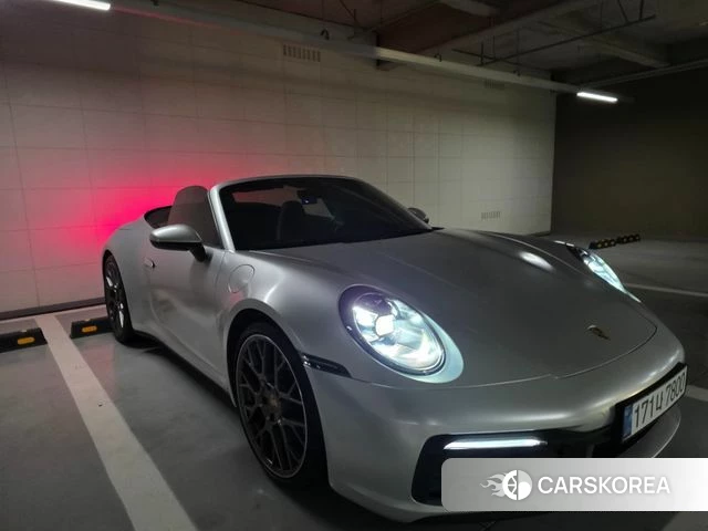 Porsche 911(992) 2020 Темно-зеленый из Кореи, фото 3