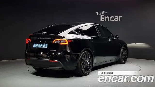 Tesla Model Y 2022 Черный из Кореи, фото 3