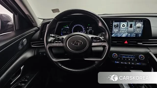 Hyundai Avante Hybrid (CN7) 2021 Серый из Кореи, фото 3