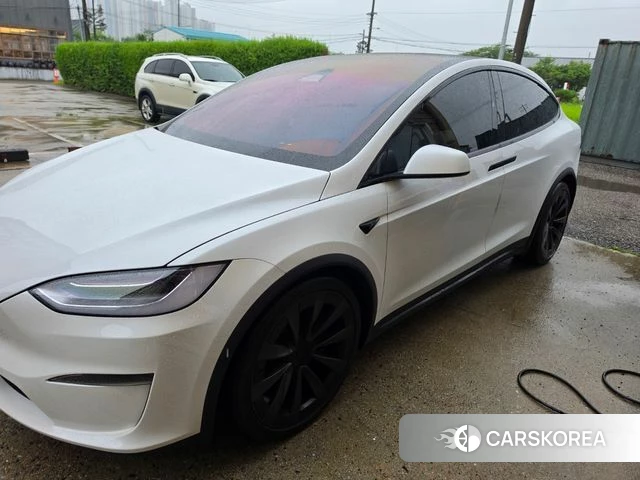 Tesla Model X 2023 Белый из Кореи, фото 3