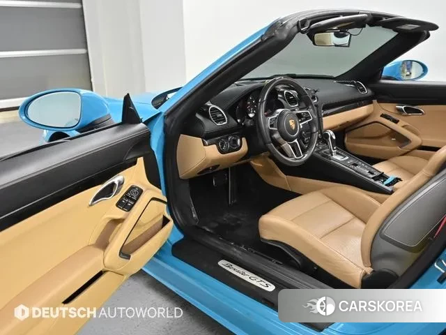 Porsche 718 Boxster 2019 Небесно-голубой из Кореи, фото 3