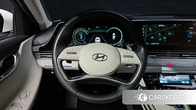 Hyundai The New Grandeur IG Hybrid 2022 Белый из Кореи, фото 3