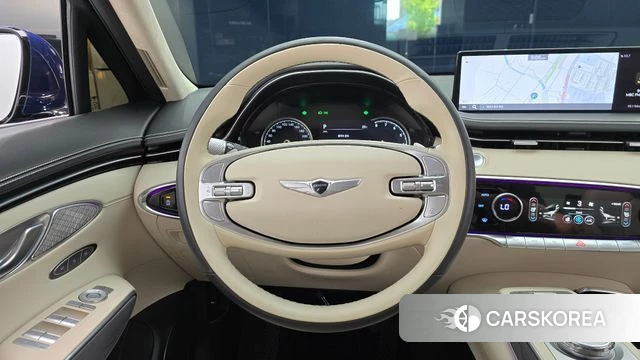 Genesis GV70 2022 Синий из Кореи, фото 3