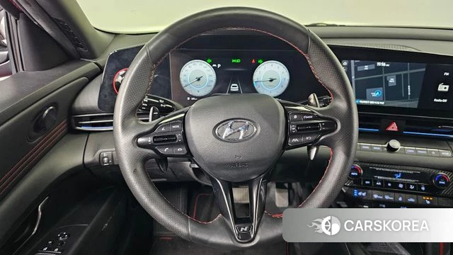 Hyundai Avante (CN7) 2021 Красный из Кореи, фото 3