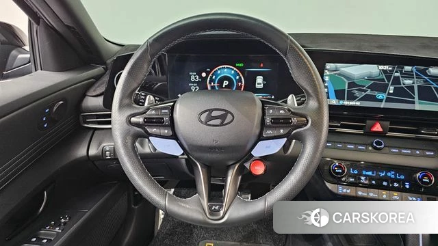 Hyundai The New Avante (CN7) 2023 Черный из Кореи, фото 3