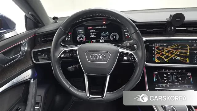 Audi A7 (4K) 2020 Синий из Кореи, фото 3