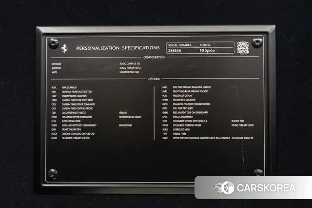 Ferrari F8 Spider 2023 Красный из Кореи, фото 3