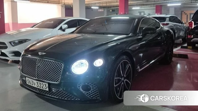 Bentley Continental GT 3rd Generation 2022 Темно-зеленый из Кореи, фото 3