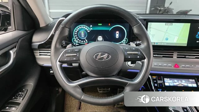 Hyundai The New Grandeur IG Hybrid 2022 Черный из Кореи, фото 3