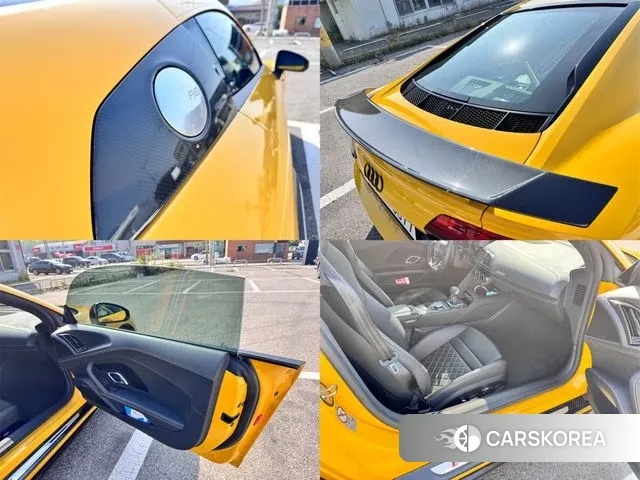 Audi R8 (4S) 2021 Желтый из Кореи, фото 3