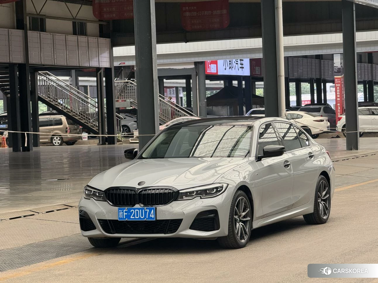BMW 3 series 2019 Серебристо-серый из Китая, фото 3
