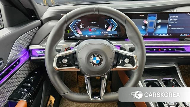 BMW 7 Series (G70) 2024 Черный из Кореи, фото 3