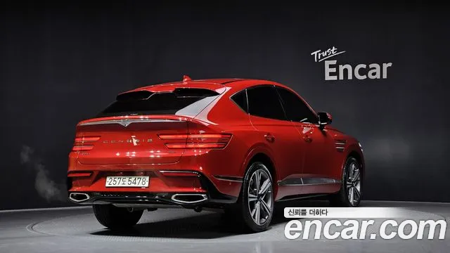 Genesis GV80 Coupe 2023 Красный из Кореи, фото 3
