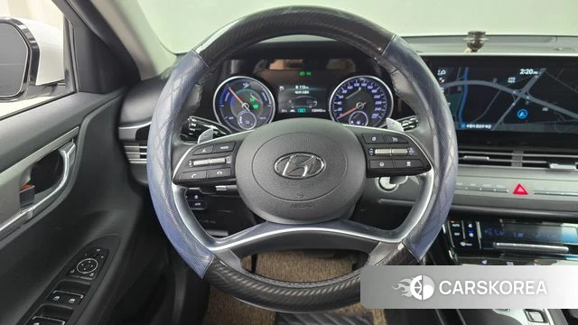 Hyundai The New Grandeur IG Hybrid 2021 Белый из Кореи, фото 3