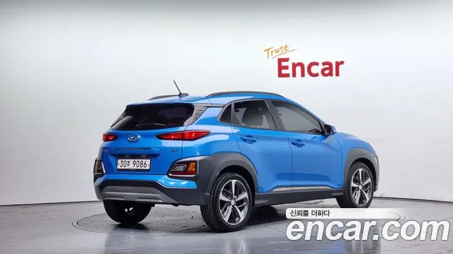 Hyundai Kona 2018 Синий из Кореи, фото 3