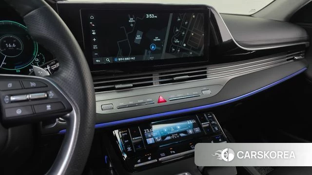 Hyundai The New Grandeur IG Hybrid 2021 Черный из Кореи, фото 3