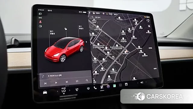 Tesla Model Y 2021 Красный из Кореи, фото 3