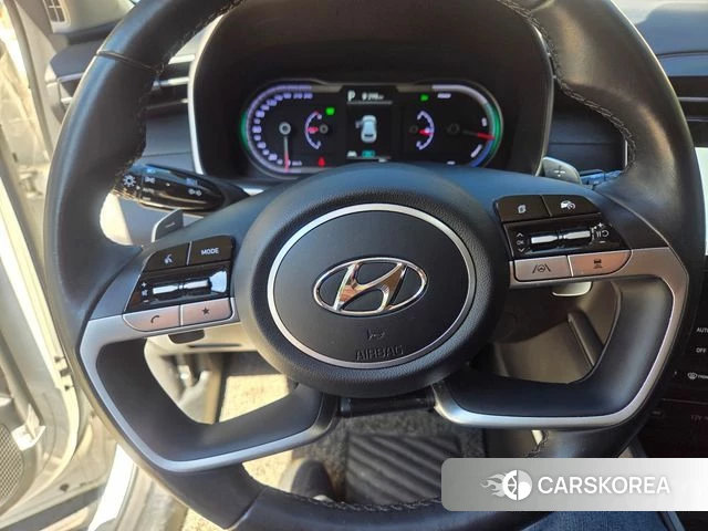 Hyundai Tucson Hybrid (NX4) 2021 Белый из Кореи, фото 3