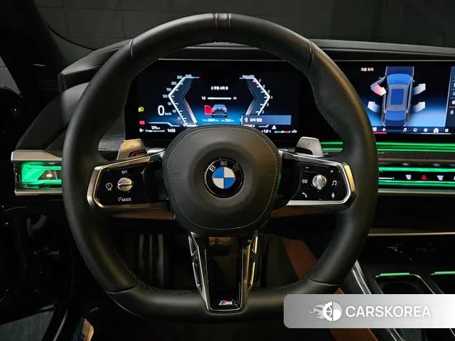 BMW 7 Series (G70) 2024 Черный из Кореи, фото 3