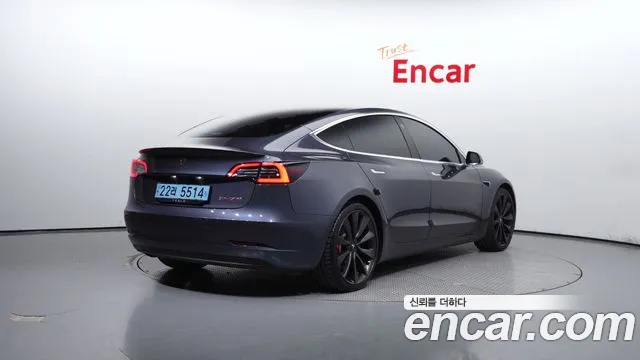 Tesla Model 3 2020 Серый из Кореи, фото 3