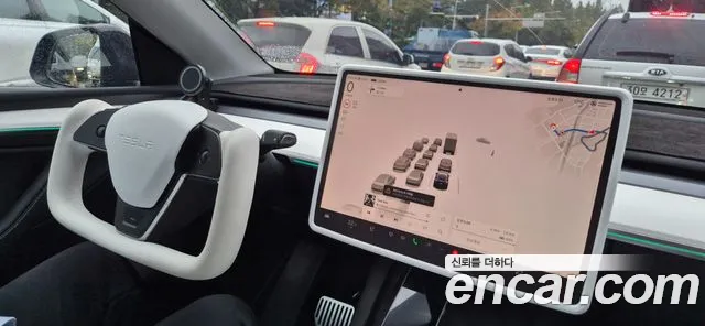 Tesla Model Y 2023 Синий из Кореи, фото 3