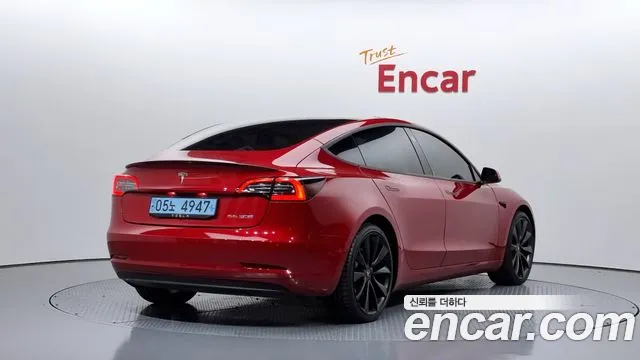 Tesla Model 3 2020 Красный из Кореи, фото 3