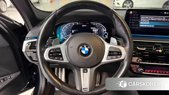 BMW 5 Series (G30) 2021 Черный из Кореи, фото 3