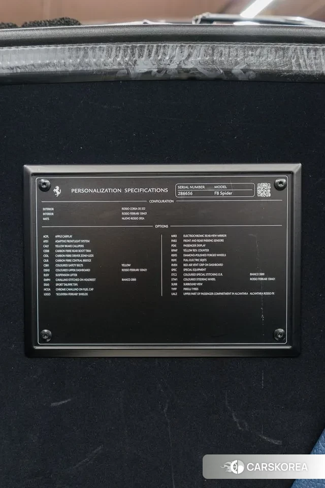 Ferrari F8 Spider id 2884450 из Кореи 3