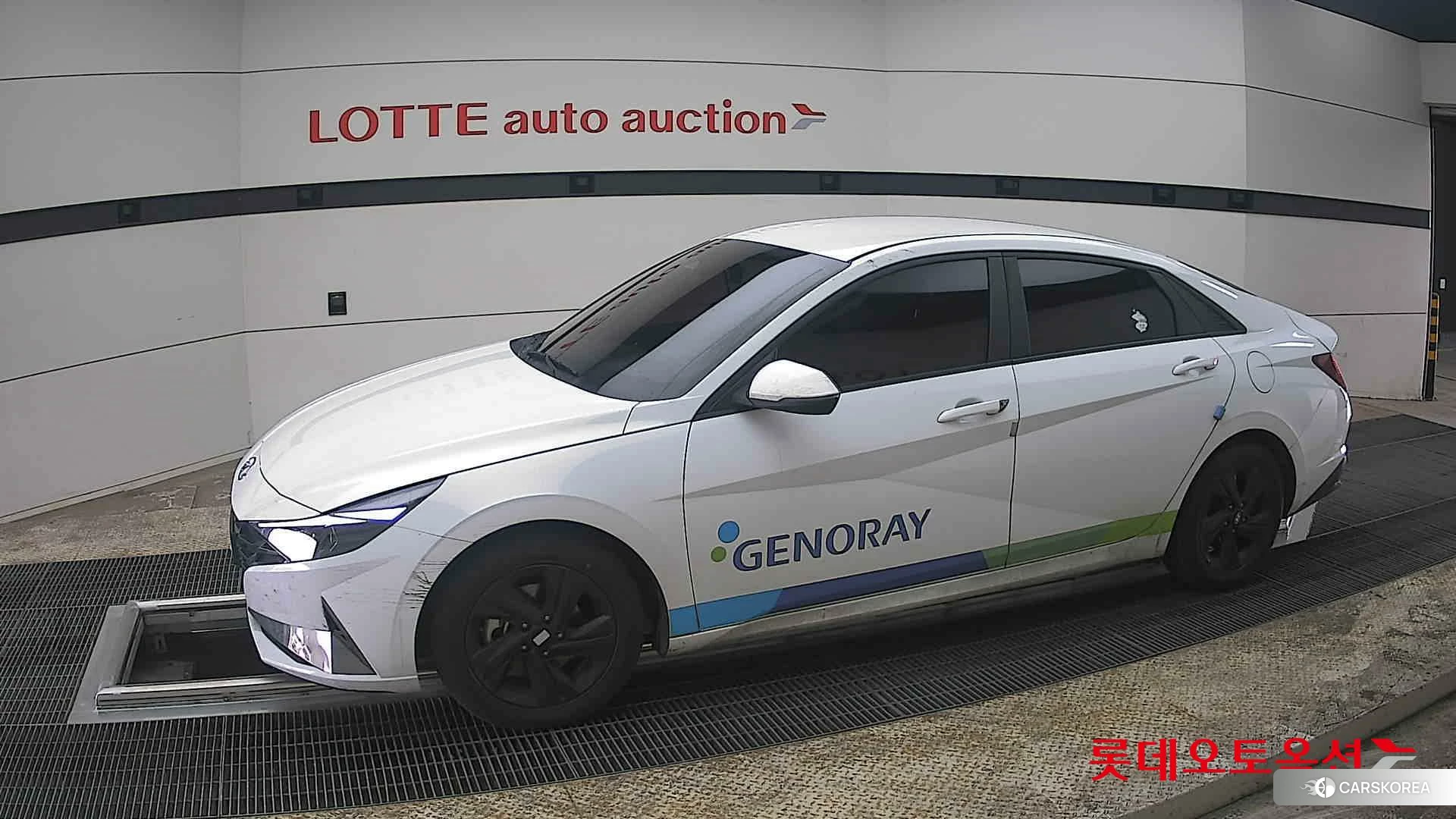 Hyundai Avante Hybrid 2021 Polar White из Кореи, фото 3