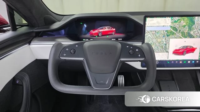 Tesla Model S 2023 Красный из Кореи, фото 3