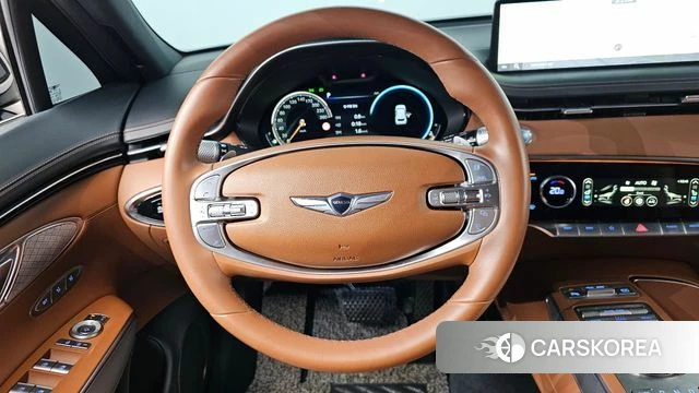 Genesis GV70 2022 Темно-зеленый из Кореи, фото 3