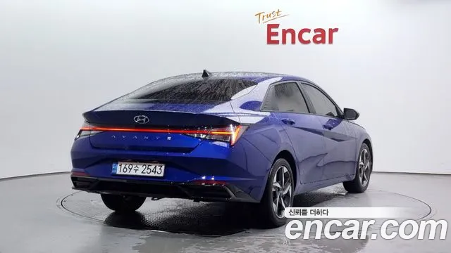 Hyundai Avante (CN7) 2020 Синий из Кореи, фото 3