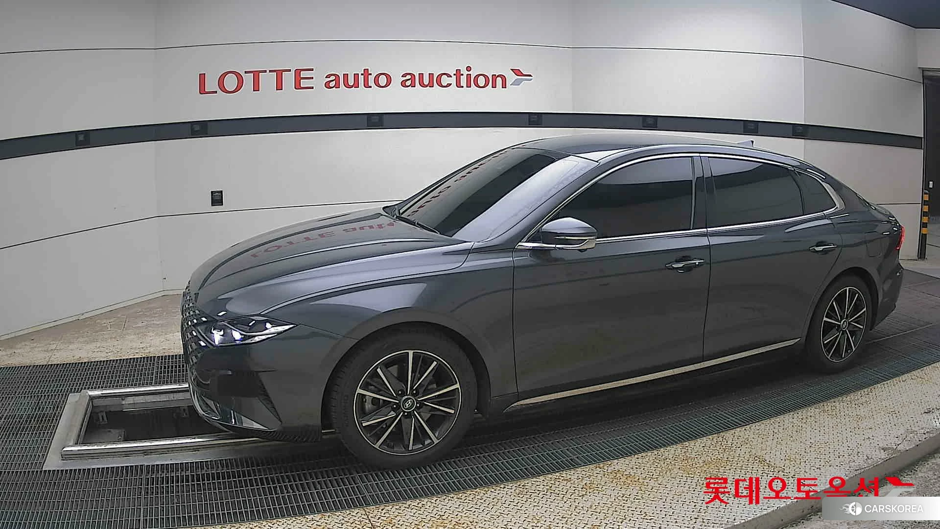 Hyundai Grandeur 2022 Nocturne Grey Metallic из Кореи, фото 3