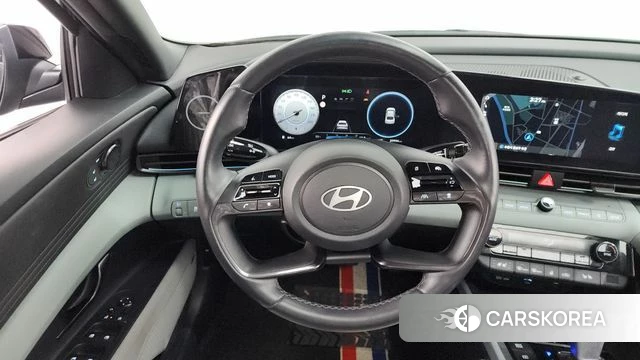 Hyundai The New Avante (CN7) 2023 Черный из Кореи, фото 3