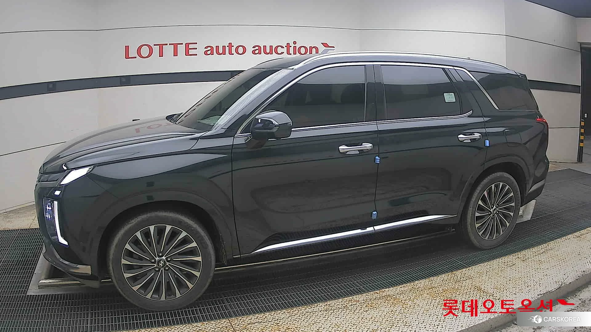 Hyundai Palisade 2023 Robust Emerald Pearl из Кореи, фото 3