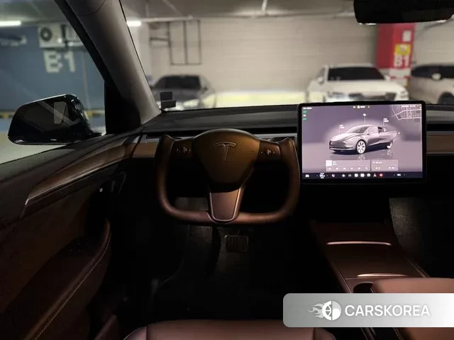 Tesla Model Y 2022 Черный из Кореи, фото 3