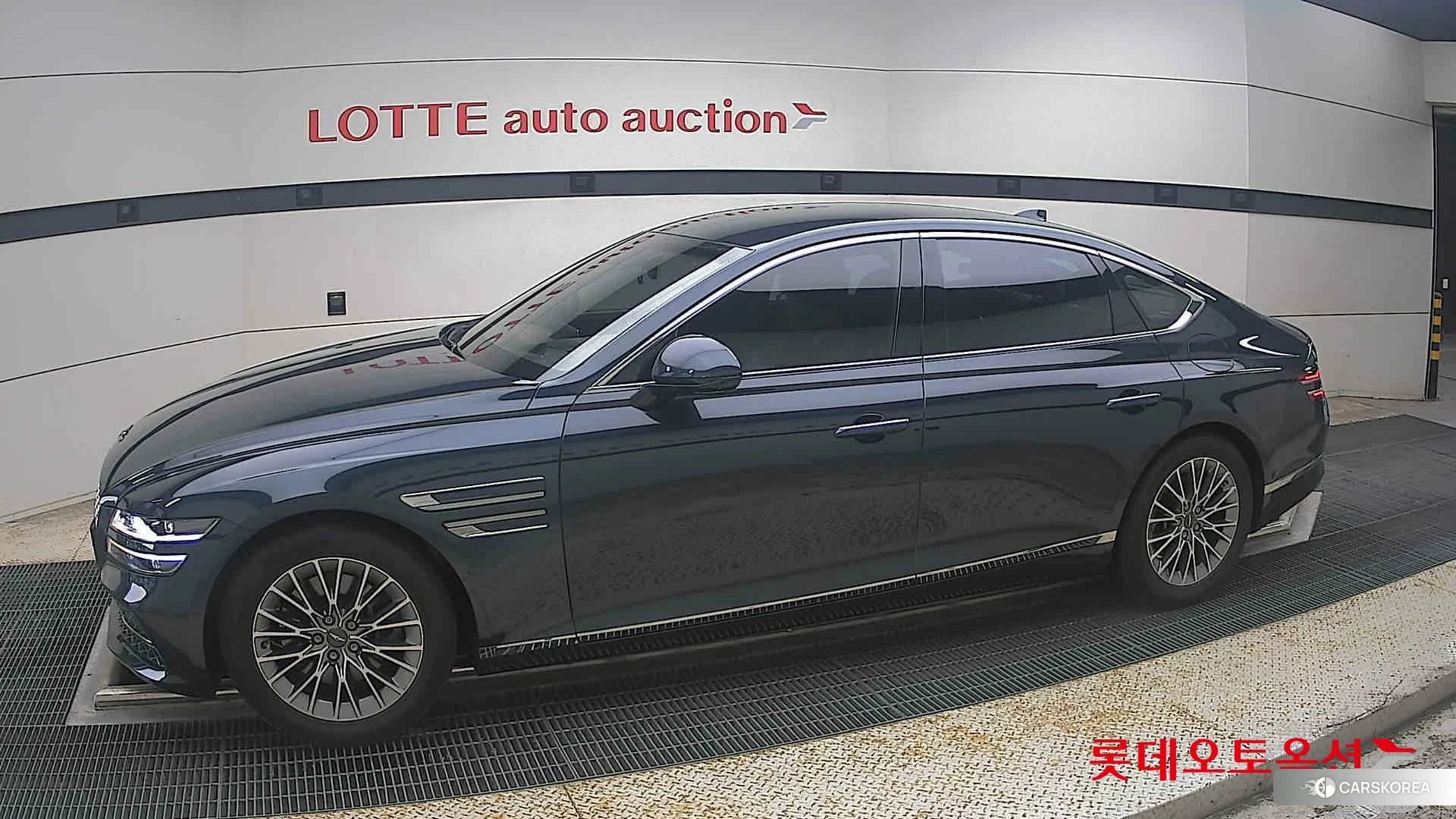 Hyundai G80 2021 Tasman Blue из Кореи, фото 3