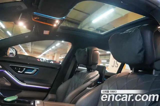 Mercedes-Benz S-Class W223 2021 Темно-зеленый из Кореи, фото 3