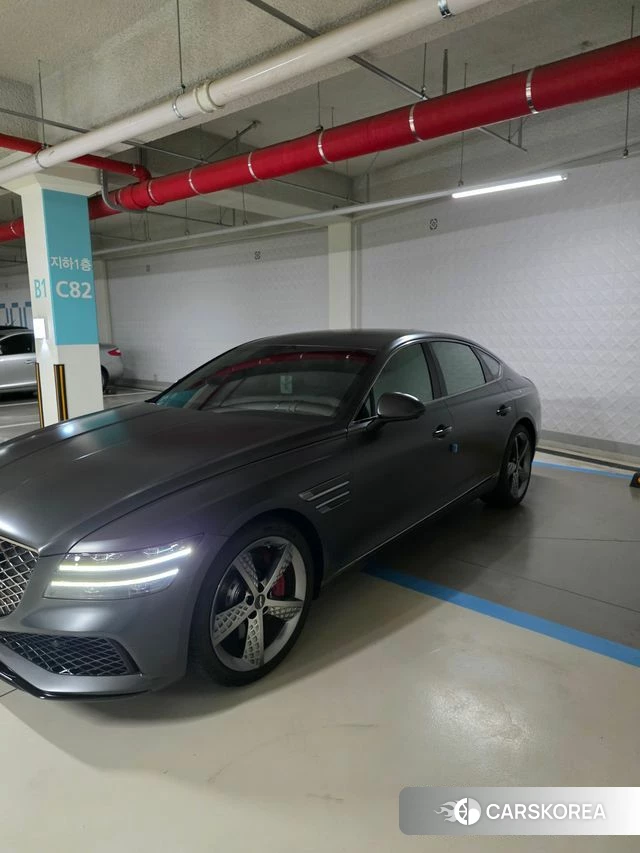 Genesis G80 (RG3) 2021 Черный из Кореи, фото 3