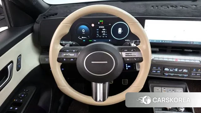 Hyundai Kona Hybrid (SX2) 2023 Белый из Кореи, фото 3